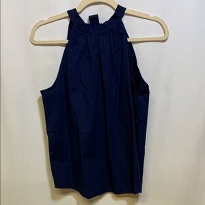 J. Crew Navy Blue Boxy Tank Top